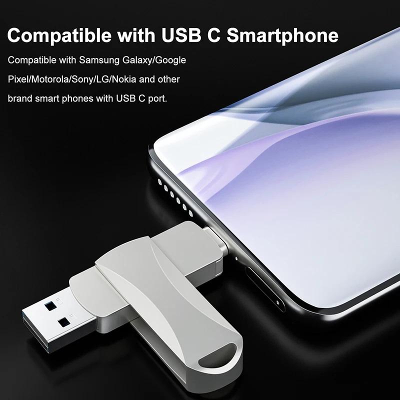 ݼ OTG 2  1  ̺, ũ USB ޸ ƽ, 128GB, 32GB, 64GB, cle USB 2.0 ÷ ̺, ޸ USB